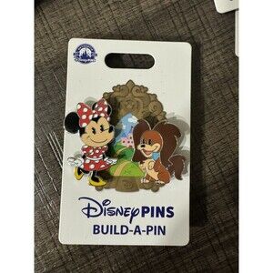 2024 Disney Parks (Build-A-Pin) 2 Pin Set Minnie Mouse & Fifi Dog New
